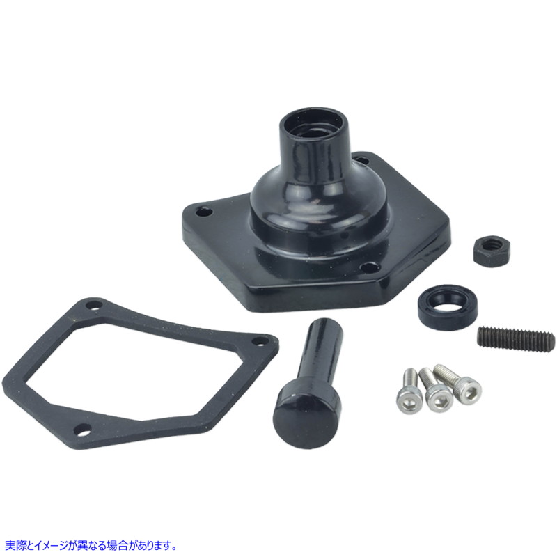 取寄せ ソレノイドエンドカバー - スターターボタン - グロスブラック ドラッグスペシャリティーズ Solenoid End Cover - Starter Button - Gloss Black 2110-0994 21100994