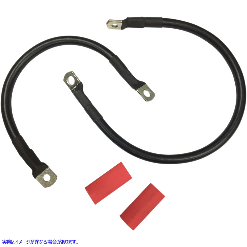 取寄せ ブラックバッテリーケーブルセット - 86-03 XL ドラッグスペシャリティーズ Black Battery Cable Set - '86-'03 XL 2113-0666 21130666