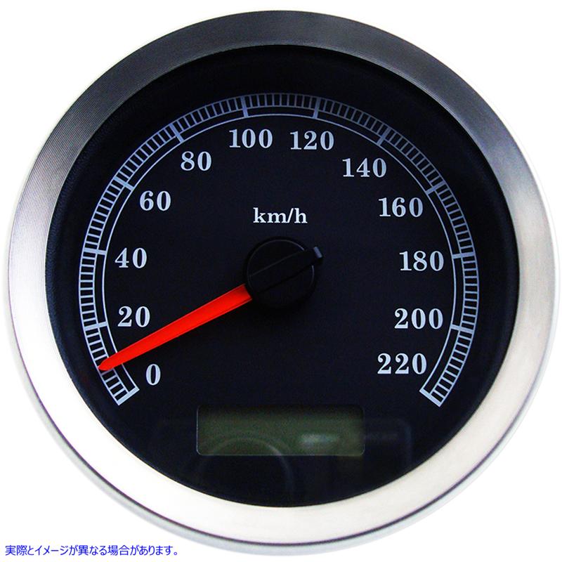 取寄せ プログラム可能なスピードメーター - ブラックフェイス - KM/H ドラッグスペシャリティーズ Programmable Speedometer - Black Face - KM/H 2210-0460 22100460