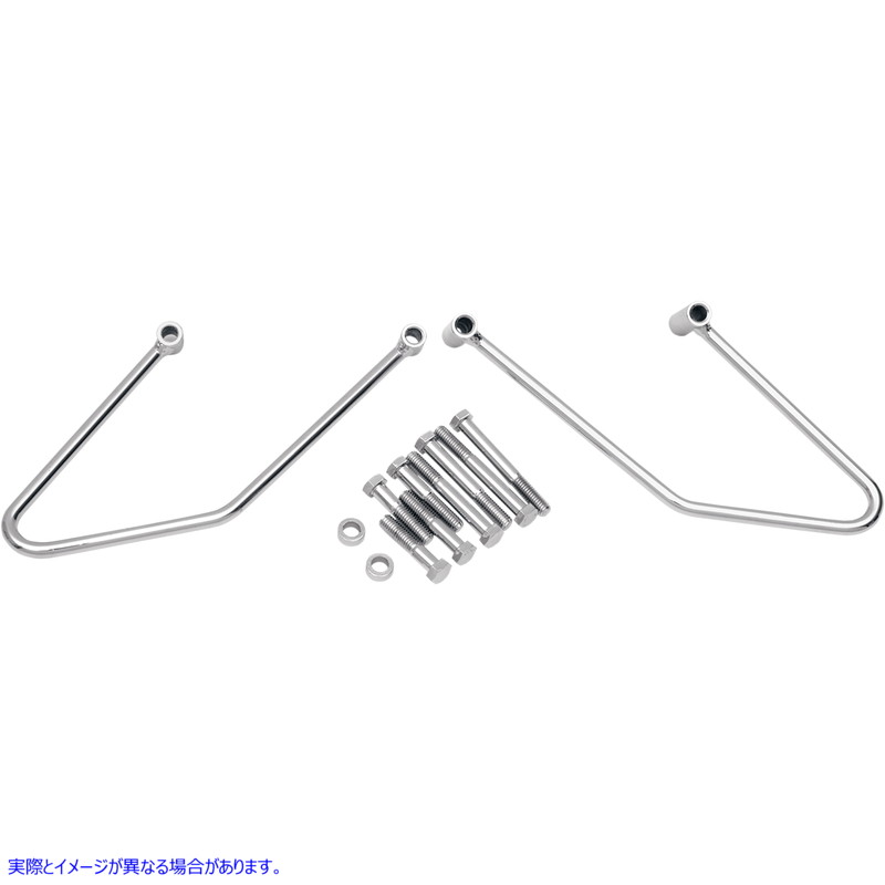 取寄せ サドルバッグサポート - クローム - FL/FX 06-17 ドラッグスペシャリティーズ Saddlebag Support - Chrome - FL/FX '06-'17 3501-0304 35010304