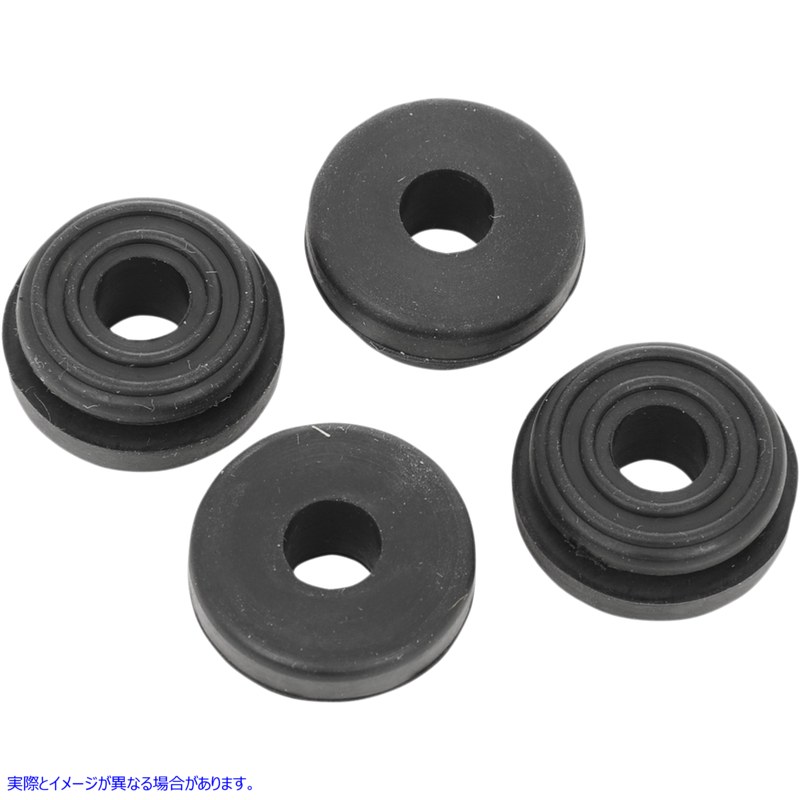 取寄せ 交換用サドルバッググロメット - 4個パック ドラッグスペシャリティーズ Replacement Saddlebag Grommets - 4 Pack 3501-0854 35010854