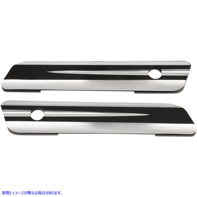 取寄せ ヒンジカバー - ブラック - FL 14-24 ドラッグスペシャリティーズ Hinge Covers - Black - FL '14-'24 3501-1088 35011088