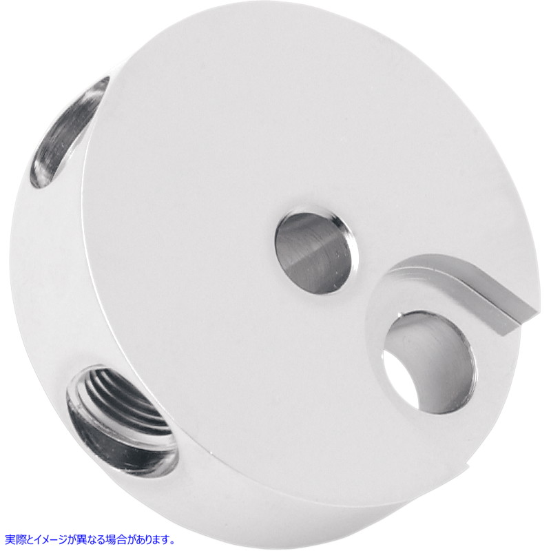 取寄せ フロントブレーキジャンクション - 1/8インチ NPT ドラッグスペシャリティーズ Front Brake Junction - 1/8 NPT DS098291 DS098291