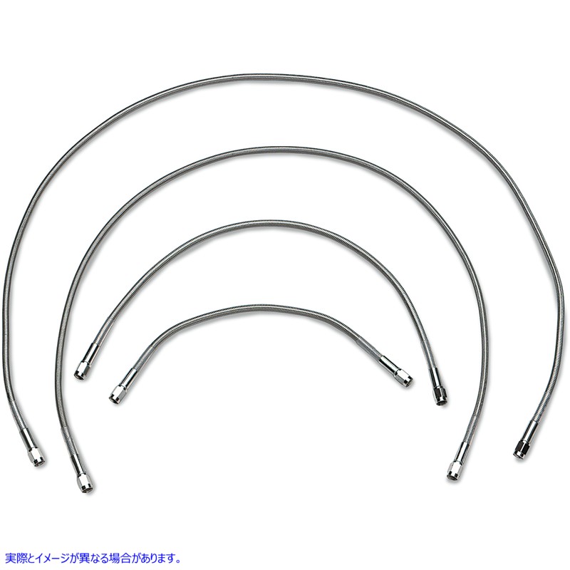 取寄せ ユニバーサルブレーキライン - クリア - 18インチ ドラッグスペシャリティーズ Universal Brake Line - Clear - 18 DS098818 DS098818