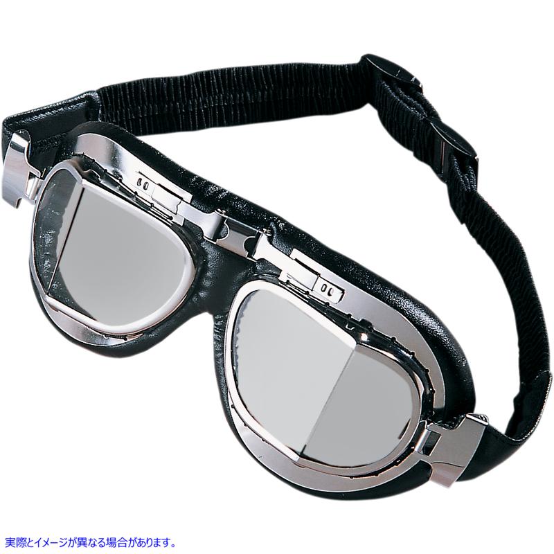 取寄せ レッドバロンゴーグル - ステンレススチール ドラッグスペシャリティーズ Red Baron Goggles - Stainless Steel DS-110329 DS110329