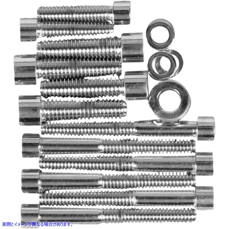 取寄せ ボルトキット - サイドカバー - ソケットヘッド - 5速 ドラッグスペシャリティーズ Bolt Kit - Side Cover - Socket-Head - 5-Speed DS-190382S DS190382S