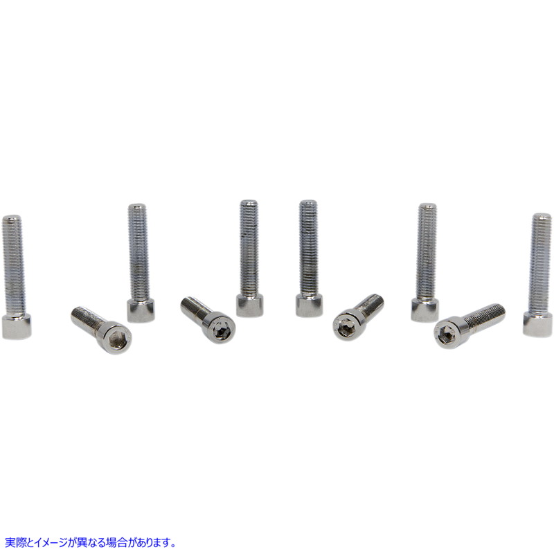 取寄せ ファインスレッドボルト ドラッグスペシャリティーズ Bolts - Socket-Head/Replacement - Smooth/Fine Thread - 1/4-28 x 1-1/2 - 10 Pack DS-190564S DS190564S