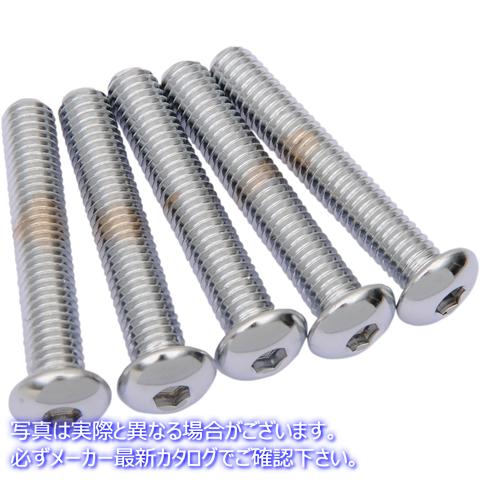 取寄せ ボルト - ボタンヘッド/交換用 - 3/8-16 x 2 - 5個パック ドラッグスペシャリティーズ Bolts - Button Head/Replacement - 3/8-16 x 2 - 5 Pack DS192330 DS192330