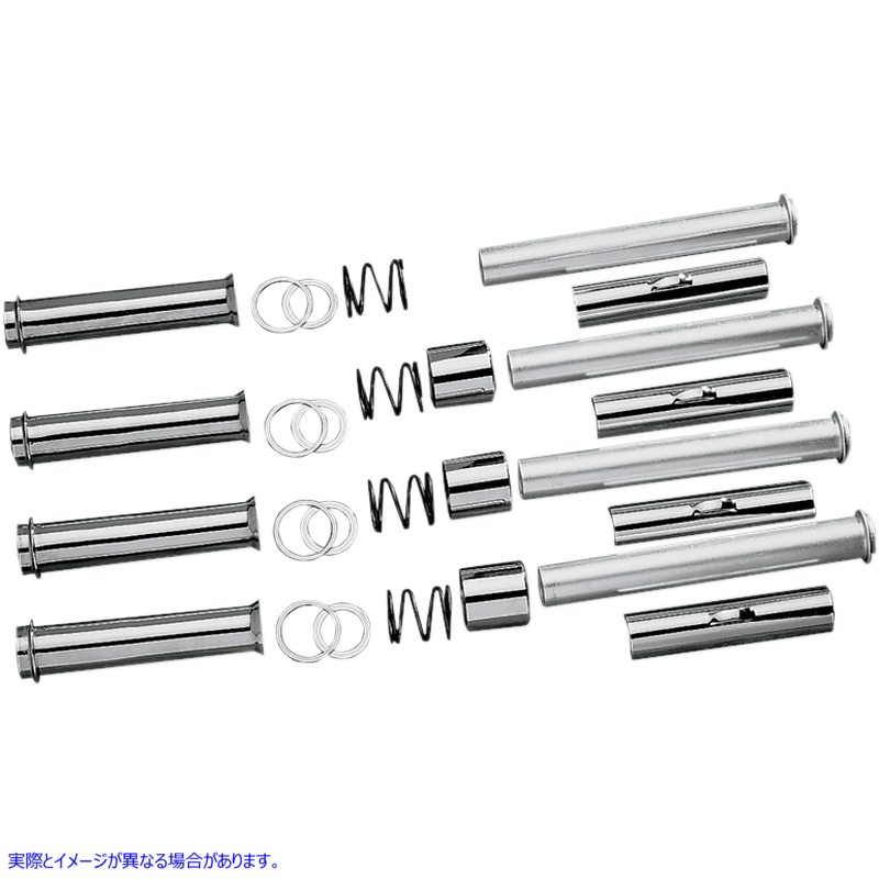 取寄せ プッシュロッドチューブキット - ビッグツイン ドラッグスペシャリティーズ Pushrod Tube Kit - Big Twin DS-193764 DS193764