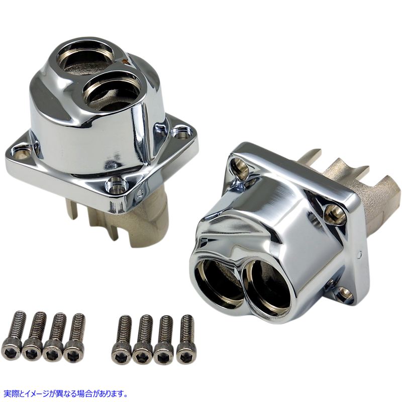 取寄せ リフターブロック - クローム - Evolution/Big Twin ドラッグスペシャリティーズ Lifter Blocks - Chrome - Evolution/Big Twin DS-194054 DS194054