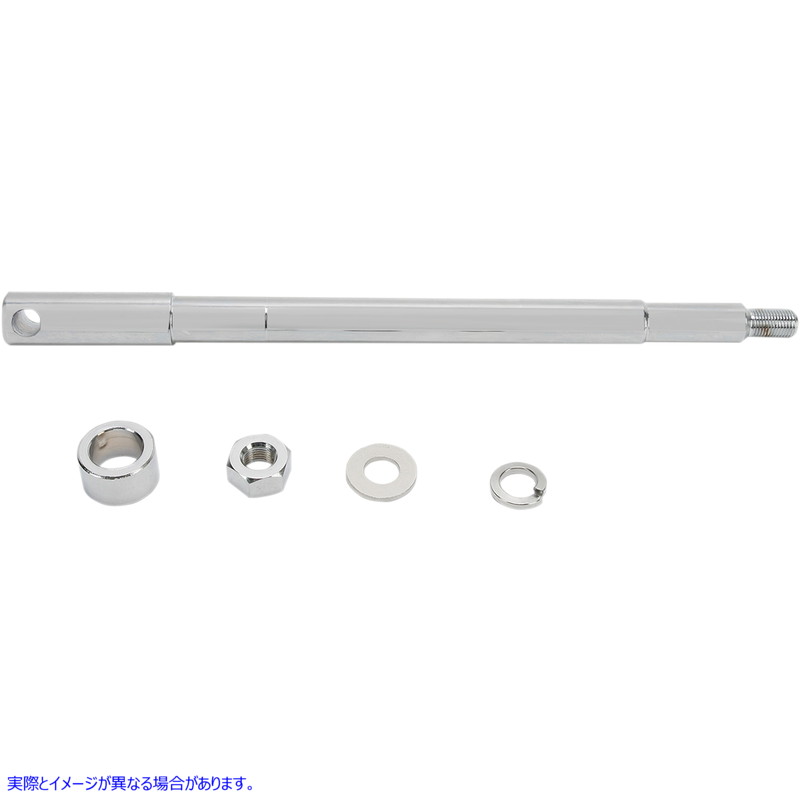 取寄せ アクスルキット - フロント - クローム - 80-82 FXWG ドラッグスペシャリティーズ Axle Kit - Front - Chrome - '80-'82 FXWG DS-223030 DS223030