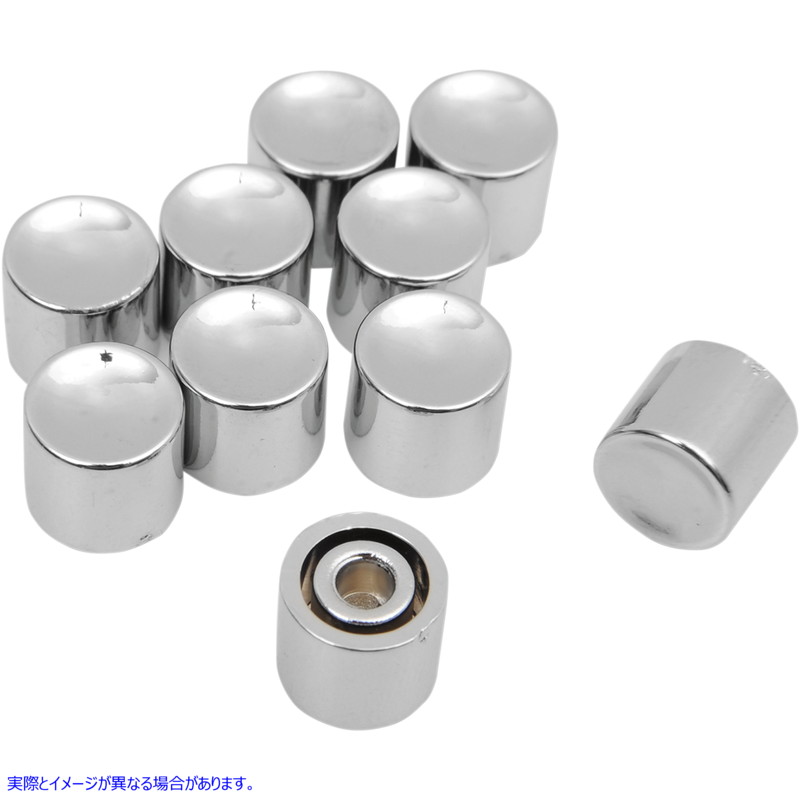 取寄せ ボタンキャップ - ウィンカー - ロング - クローム ドラッグスペシャリティーズ Button Cap - Turn Signal - Long - Chrome DS-272155 DS272155