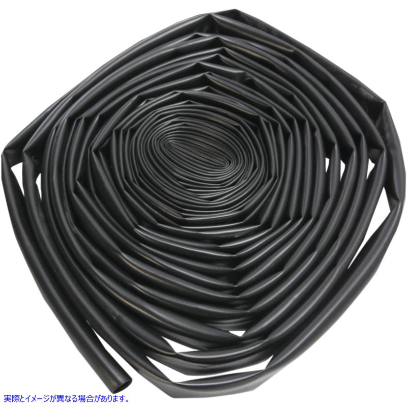 取寄せ 収縮チューブ 0.500インチ～0.250インチ - 25フィート - ブラック ドラッグスペシャリティーズ Shrink Tube .500 to .250 - 25FT - Black DS-305196 DS305196