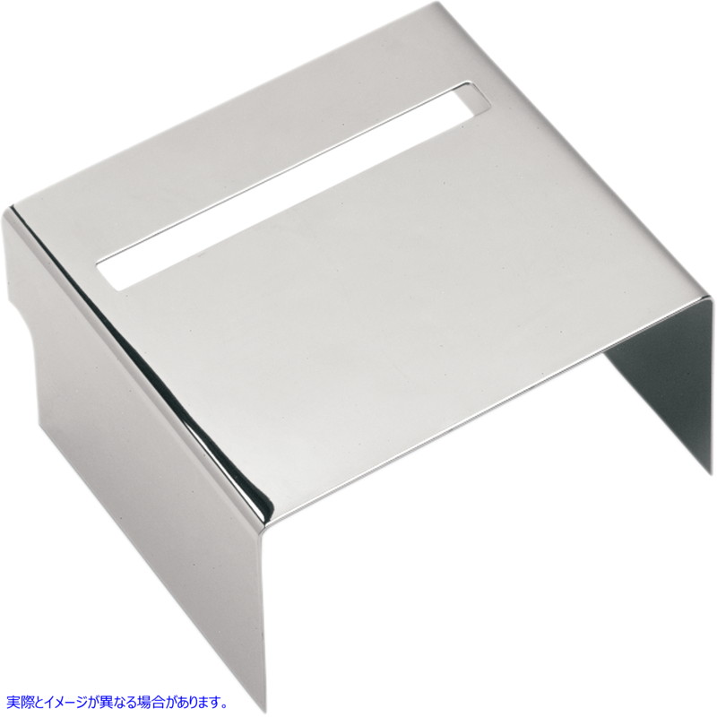 取寄せ バッテリーカバー - スムース - クローム ドラッグスペシャリティーズ Battery Cover - Smooth - Chrome DS-324106 DS324106