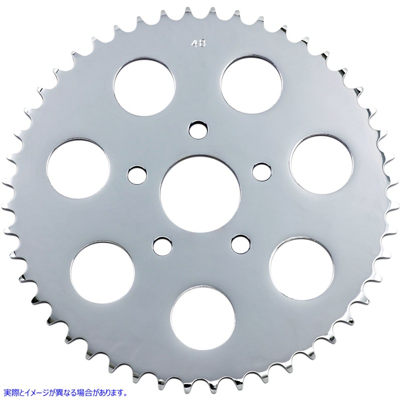 取寄せ リアスプロケット - 48歯 - クローム ドラッグスペシャリティーズ Rear Sprocket - 48 Tooth - Chrome DS-325354 DS325354