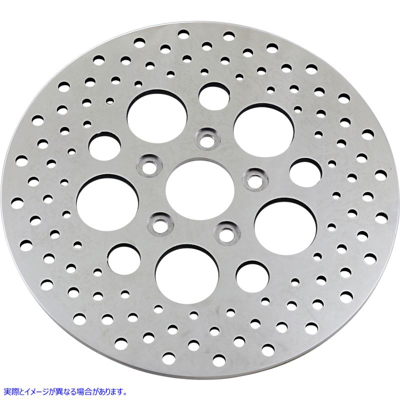 取寄せ ドリルドブレーキローター - リア - 11.5インチ - ハーレーダビッドソン ドラッグスペシャリティーズ Drilled Brake Rotor - Rear - 11.5 - Harley-Davidson DS-325739 DS325739
