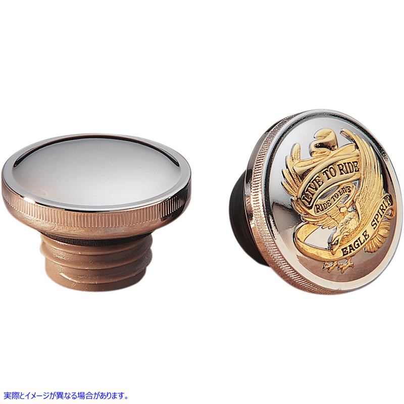 取寄せ ねじ込み式ガスキャップ - 通気孔付き - クローム ドラッグスペシャリティーズ Screw-In Gas Cap - Vented - Chrome DS-390135 DS390135