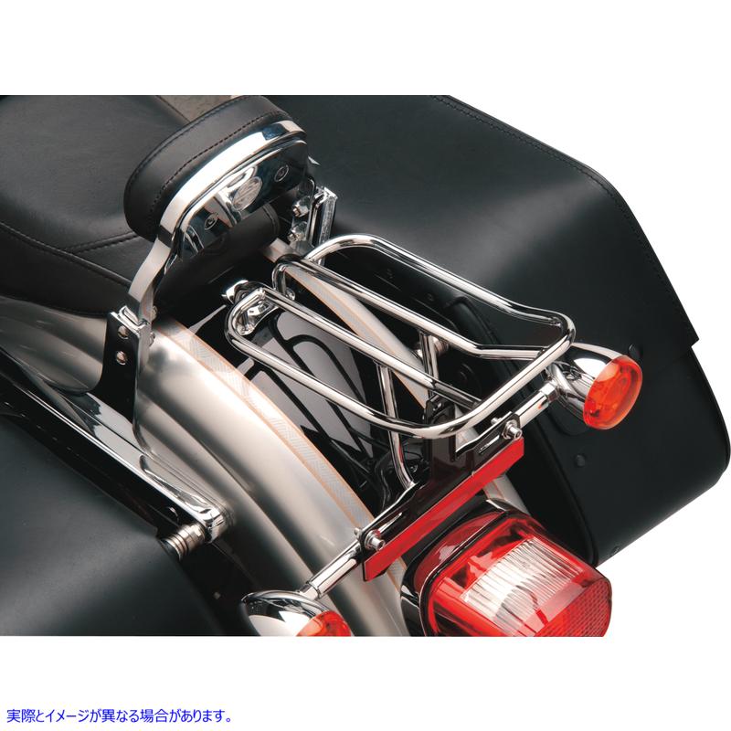 取寄せ ラゲッジラック - クローム - FXD ドラッグスペシャリティーズ Luggage Rack - Chrome - FXD DS-720116 DS720116