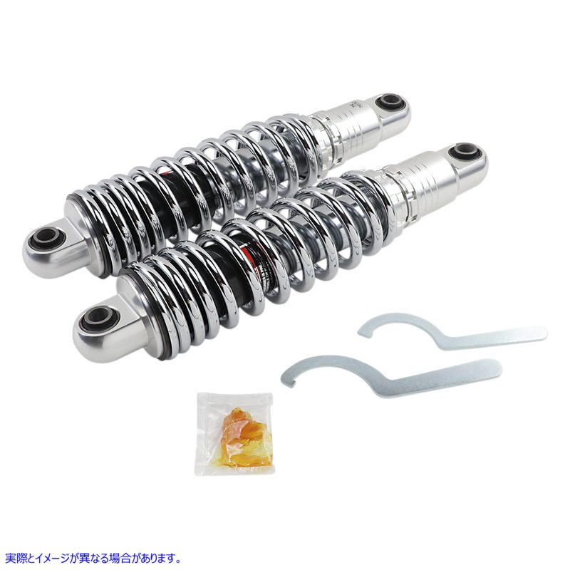 取寄せ プレミアム車高調整式ショックアブソーバー - クローム - ヘビーデューティー - 13インチ ドラッグ ショック Premium Ride-Height Adjustable Shocks - Chrome - Heavy Duty - 13 1310-1663 13101663