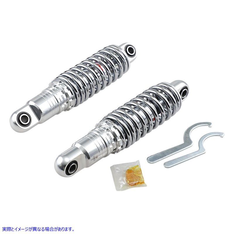 取寄せ プレミアム車高調整式ショックアブソーバー - クローム - ヘビーデューティー - 11インチ ドラッグ ショック Premium Ride-Height Adjustable Shocks - Chrome - Heavy Duty - 11 1310-1669 13101669