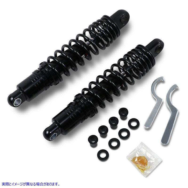 取寄せ プレミアム車高調整式ショックアブソーバー - ブラック - 標準 - 12.5インチ ドラッグ ショック Premium Ride-Height Adjustable Shocks - Black - Standard - 12.5 1310-1830 13101830