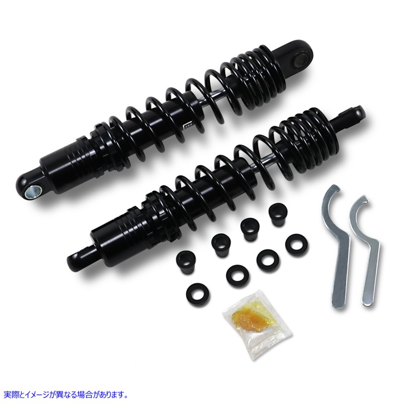 取寄せ プレミアム車高調整式ショックアブソーバー - ブラック - ヘビーデューティー - 13.5インチ ドラッグ ショック Premium Ride-Height Adjustable Shocks - Black - Heavy Duty - 13.5 1310-1842 13101842