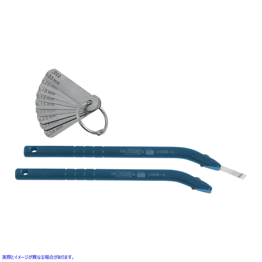 取寄せ ツールフィラーゲージセット ジムズ Tool Feeler Gauge Set 908 38010174