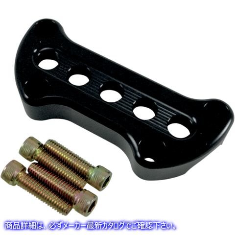 取寄せ アッパーハンドルバークランプ - ブラック ジョーカーマシーン Upper Handlebar Clamp - Black 03-852B 06030364