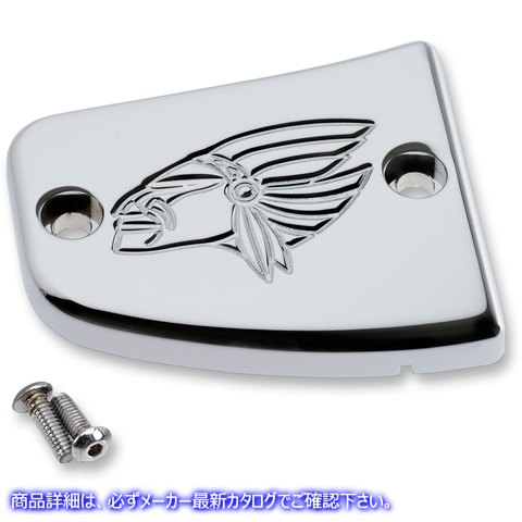 取寄せ マスターシリンダーカバー - ウォリアー - クローム ジョーカーマシーン Master Cylinder Cover - Warrior - Chrome 30-382-3 06101971