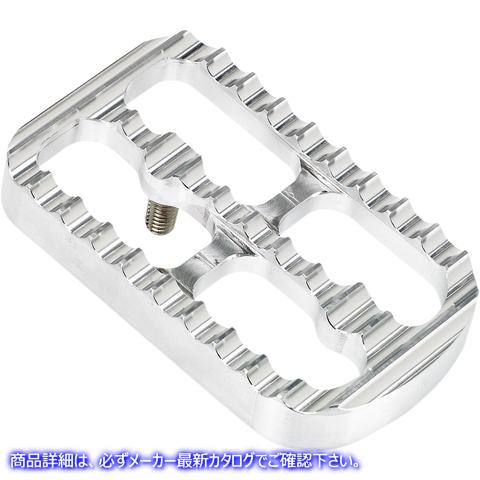 取寄せ ブレーキペダルカバー - シルバー - 鋸歯状 ジョーカーマシーン Brake Pedal Cover - Silver - Serrated 08-641 16100433