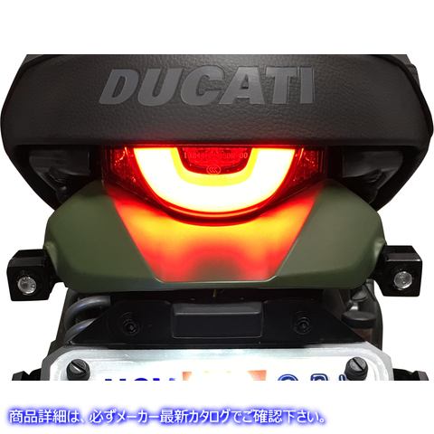取寄せ サイドマウント LED ターンシグナル - ブラック/アンバー ジョーカーマシーン Side-mount LED Turn Signals - Black/Amber 05-206-AB 20201422