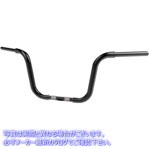 取寄せ ハンドルバー - エイプハンガー - ボバー - 10インチ - ブラック クロームワークス Handlebar - Ape Hanger - Bobber - 10 - Black 300875 06012830