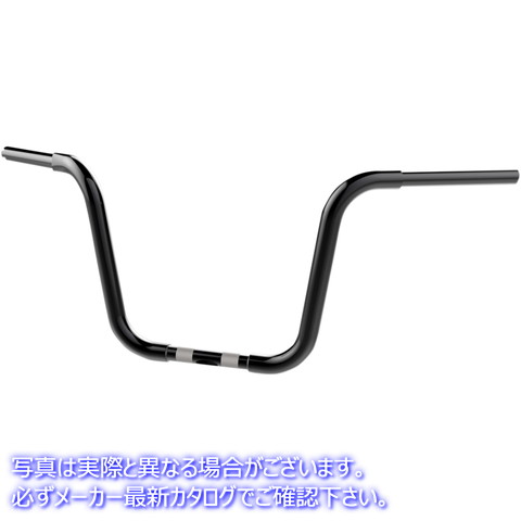取寄せ ハンドルバー - エイプハンガー - ボバー - 12インチ - ブラック クロームワークス Handlebar - Ape Hanger - Bobber - 12 - Black 300876 06012832
