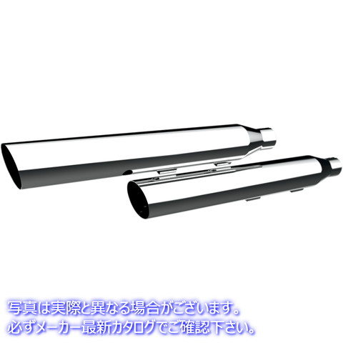 取寄せ HP-Plus 3 スリップオンマフラー クロームワークス 3 HP-PlusR Slip-On Mufflers - Slanted 202355 18010524