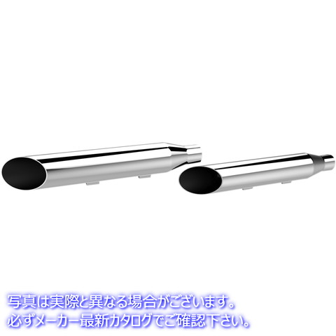 取寄せ HP-Plus 3 スリップオンマフラー クロームワークス 3 HP-PlusR Slip-On Mufflers - Slash-Cut - Chrome - XL 202395 18010693