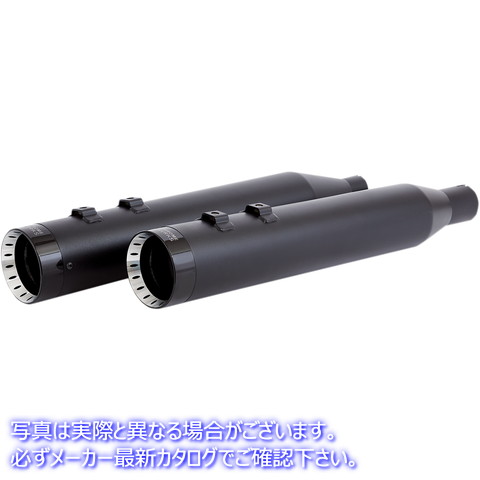 取寄せ HP-PLUS 4.5 スリップオンマフラー クロームワークス 4-1/2 HP-PlusR Slip-On Mufflers - Black with Turbine - Touring 202870 18011256