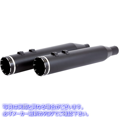 取寄せ HP-PLUS 4.5 スリップオンマフラー クロームワークス 4-1/2 HP-PlusR Slip-On Mufflers - Black with Tracer - Touring 202835 18011258