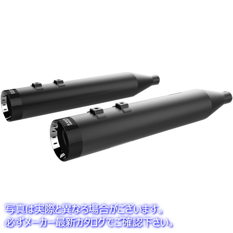 取寄せ HP-PLUS 4.5 スリップオンマフラー クロームワークス 4-1/2 HP-PlusR Slip-On Mufflers - Black with Turbine Tip 202845 18011289