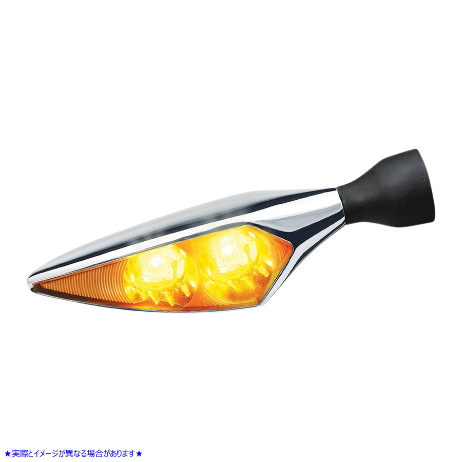 取寄せ マイクロターンシグナル - クローム クリヤキン Micro Turn Signal - Chrome 2548 20201646