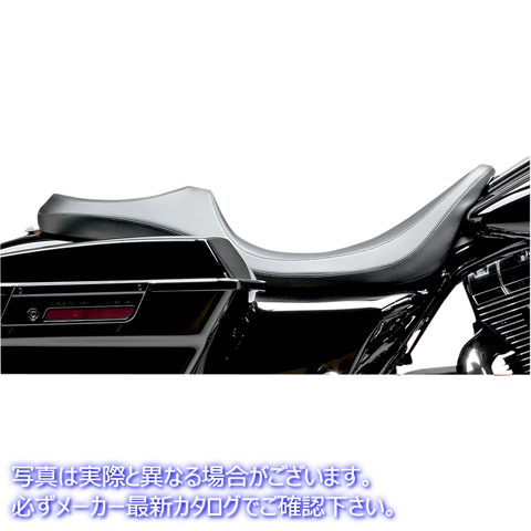 取寄せ 悪役のパパ長い足2アップビニールシート ラペラ Villain Daddy Long Leg Seat - Smooth - Black - FL '08-'23 LK-817DL 08010611