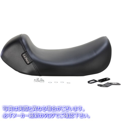 取寄せ ベアボーンズ ソロシート - スムース - ブラック - FL 08-23 ラペラ Bare Bones Solo Seat - Smooth - Black - FL '08-'23 LK-005PY 08010849