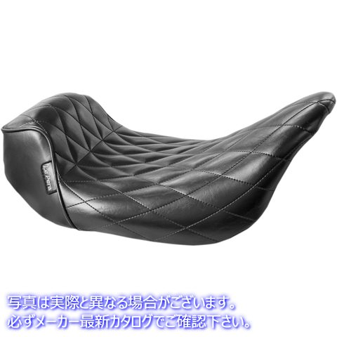 取寄せ スプロケット ソロシート - ダイヤモンド - ブラック - FL 08-23 ラペラ Sprocket Solo Seat - Diamond - Black - FL '08-'23 LK-327DM 08011088