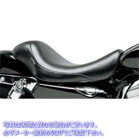 取寄せ シルエット ソロシート - スムース - ブラック - XL 07-09 ラペラ Silhouette Solo Seat - Smooth - Black - XL '07-'09 LCK-856 08040354