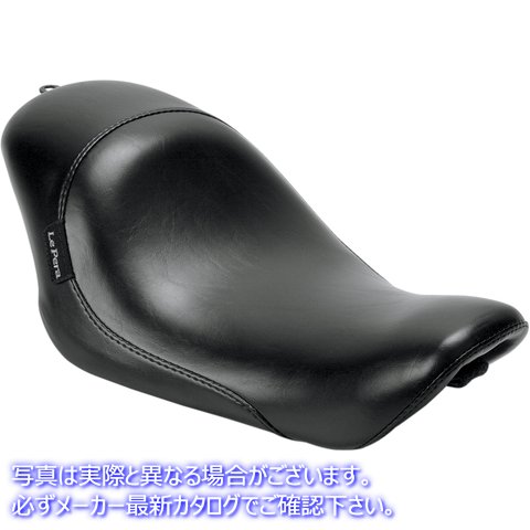 取寄せ シルエット ソロシート - スムース - ブラック - XL 07-09 ラペラ Silhouette Solo Seat - Smooth - Black - XL '07-'09 LFK-856 08040355