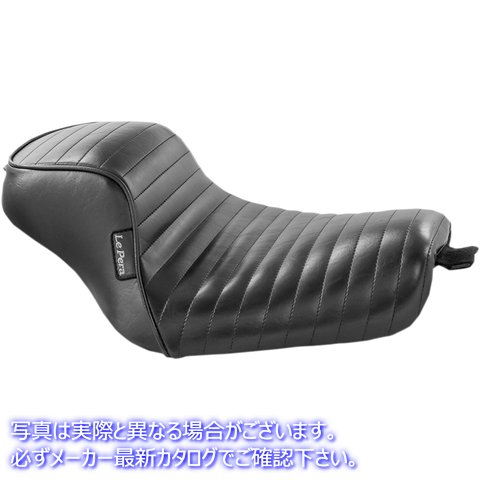 取寄せ スプロケット ソロシート - プリーツ - ブラック - XL 04-23 ラペラ Sprocket Solo Seat - Pleated - Black - XL '04-'23 LK-326PT 08040697