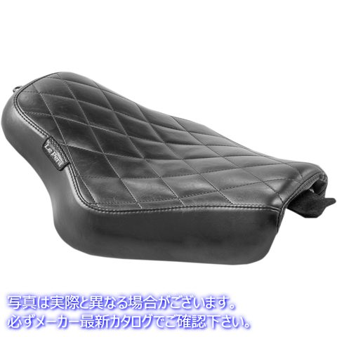 取寄せ ストリーカー ソロシート - ダイヤモンド - ブラック - XL 04-23 ラペラ Streaker Solo Seat - Diamond - Black - XL '04-'23 LK-356DM 08040699