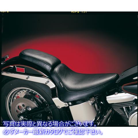 取寄せ シルエット ソロシート - スムース - ブラック - ソフテイル 84-99 ラペラ Silhouette Solo Seat - Smooth - Black - Softail '84-'99 LN-850 DS905515