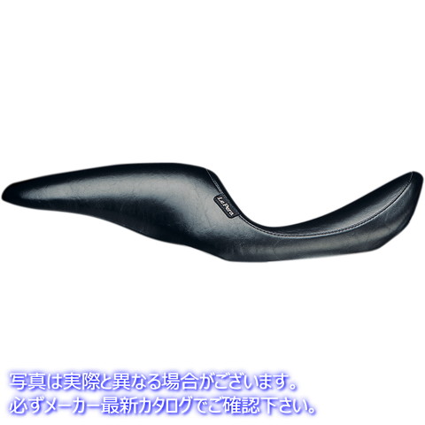取寄せ シルエット アップフロントシート - フルレングス - スムース - ブラック - FXD 96-03 ラペラ Silhouette Up-Front Seat - Full-Length - Smooth - Black - FXD '96-'03 LNU-861 DS905988