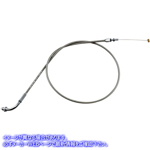 取寄せ アーマーコート編組ステンレス鋼ケーブル モーションプロ Throttle Cable - Pull - Honda - Stainless Steel 62-0354 06500086
