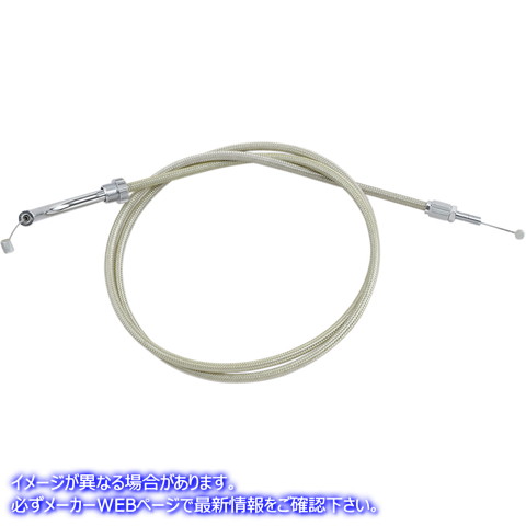 取寄せ アーマーコート編組ステンレス鋼ケーブル モーションプロ Throttle Cable - Push - Honda - Stainless Steel 62-0420 06500626
